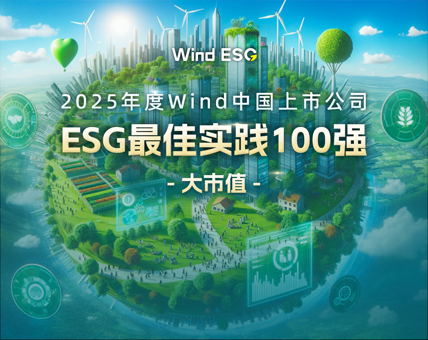 2025年度Wind中国上市公司ESG最佳实践100强 - 大市值 -